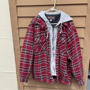 Moose Creek Flannel Jacket Size Large
